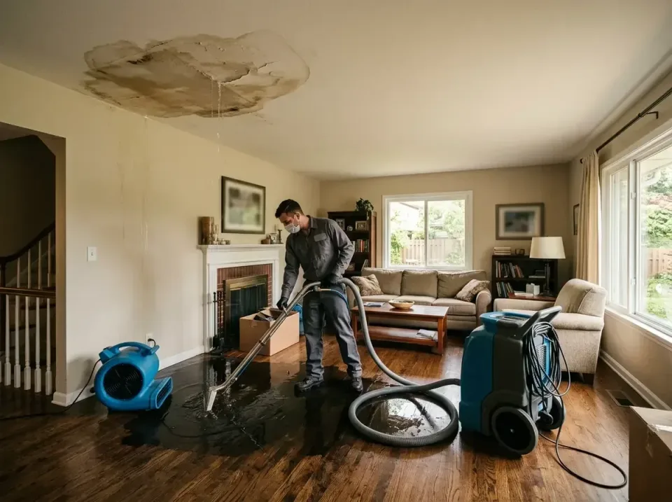 attic-pipe-burst-ceiling-drip-008 — frequently asked questions, Water Damage Restoration & Carpet Care in Birmingham, MI